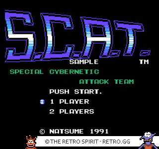 Game screenshot of S.C.A.T.: Special Cybernetic Attack Team