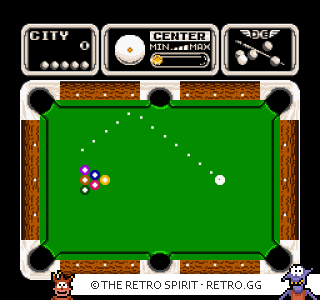 Game screenshot of Side Pocket