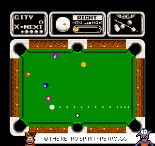 Game screenshot of Side Pocket