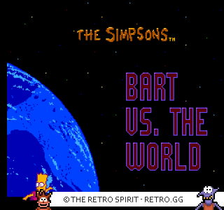 Game screenshot of The Simpsons: Bart vs. The World