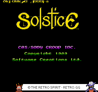 Game screenshot of Solstice