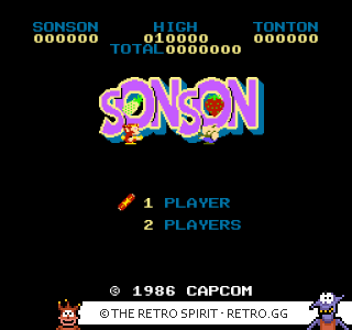 Game screenshot of Son Son