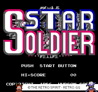 Game screenshot of Star Soldier