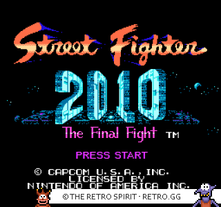Game screenshot of Street Fighter 2010: The Final Fight