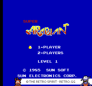 Game screenshot of Super Arabian