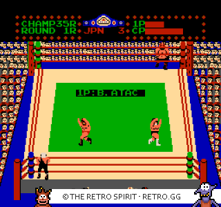 Game screenshot of Tag Team Pro-Wrestling