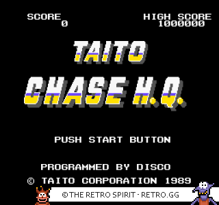 Game screenshot of Taito Chase H.Q.