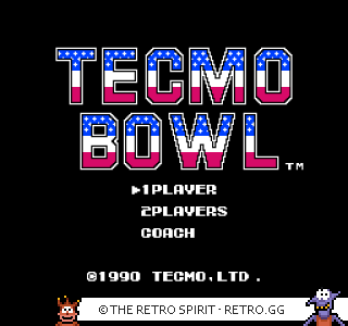 Game screenshot of Tecmo Bowl