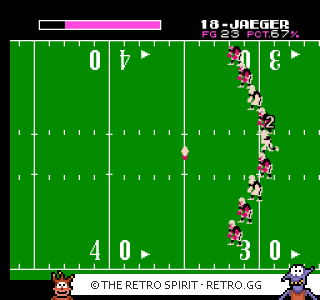 Game screenshot of Tecmo Bowl