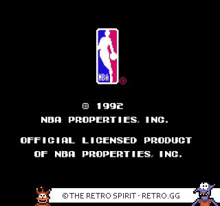 Game screenshot of Tecmo NBA Basketball