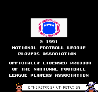Game screenshot of Tecmo Super Bowl