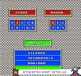 Game screenshot of Tetris