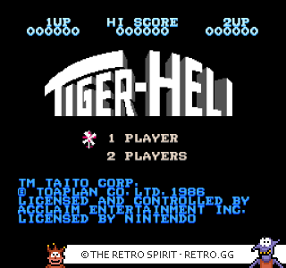 Game screenshot of Tiger-Heli