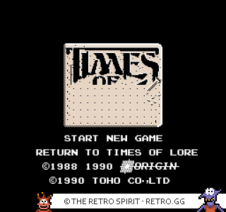 Game screenshot of Times of Lore