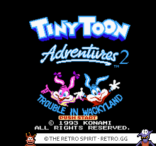 Game screenshot of Tiny Toon Adventures 2: Trouble in Wackyland