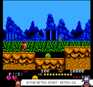 Game screenshot of Toki