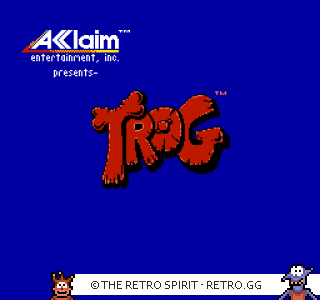 Game screenshot of Trog!