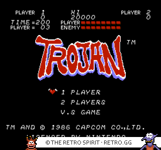 Game screenshot of Trojan