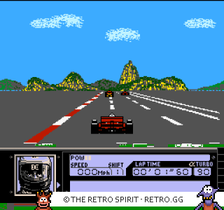 Game screenshot of Turbo Racing