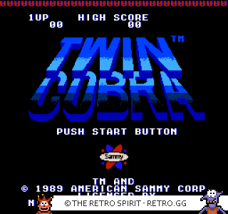 Game screenshot of Twin Cobra