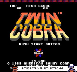 Game screenshot of Twin Cobra