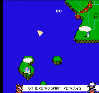 Game screenshot of TwinBee