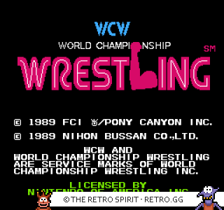 Game screenshot of WCW World Championship Wrestling