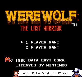 Game screenshot of Werewolf: The Last Warrior