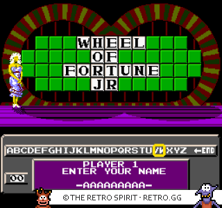 Game screenshot of Wheel of Fortune: Junior Edition