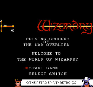 Game screenshot of Wizardry: Proving Grounds of the Mad Overlord