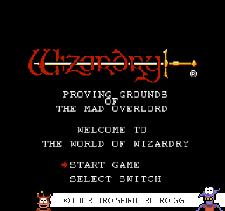 Game screenshot of Wizardry: Proving Grounds of the Mad Overlord