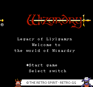 Game screenshot of Wizardry II: Llylgamyn no Isan