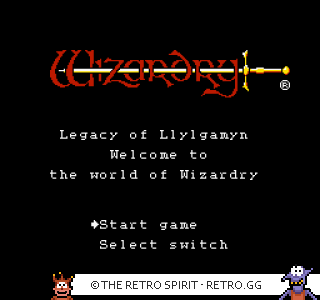 Game screenshot of Wizardry II: Llylgamyn no Isan