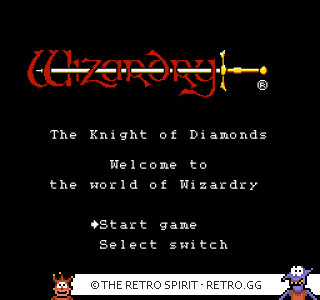 Game screenshot of Wizardry III: Diamond no Kishi