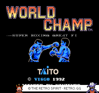 Game screenshot of World Champ