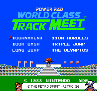 Game screenshot of World Class Track Meet