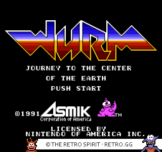 Game screenshot of WURM: Journey to the Center of the Earth