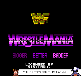 Game screenshot of WWF WrestleMania