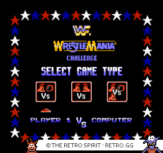 Game screenshot of WWF WrestleMania Challenge