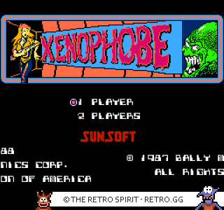 Game screenshot of Xenophobe