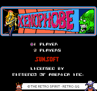 Game screenshot of Xenophobe