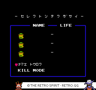 Game screenshot of Zelda no Densetsu 1: The Hyrule Fantasy