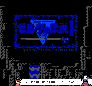 Game screenshot of Zelda no Densetsu 1: The Hyrule Fantasy