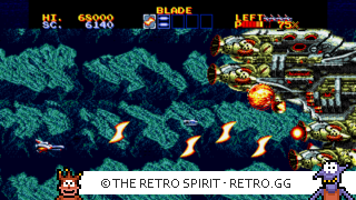 Game screenshot of Thunder Force IV