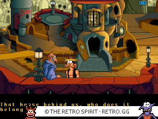 Game screenshot of The Bizarre Adventures of Woodruff and the Schnibble