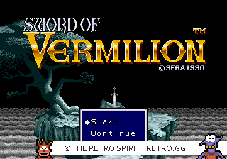 Game screenshot of Sword of Vermilion