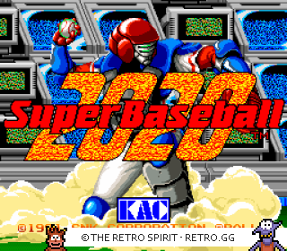Game screenshot of Super Baseball 2020