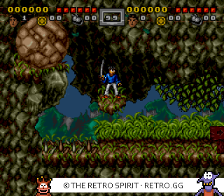 Game screenshot of 3 Ninjas Kick Back