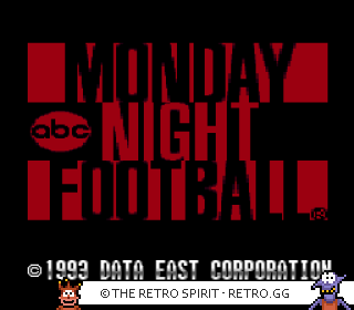 Game screenshot of ABC Monday Night Football