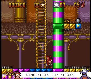 Game screenshot of Aero the Acro-Bat